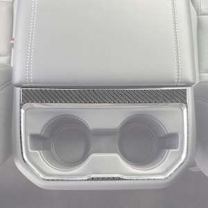 Tufskinz | Center Console Rear Cupholder Accent Trim Fits 2023-2026 Ford Super Duty - 1 Piece Kit