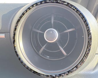 Revestimientos decorativos para anillos de ventilación de aire acondicionado Tufskinz - Compatible con GR86 2021-2026 - Kit de 2 piezas