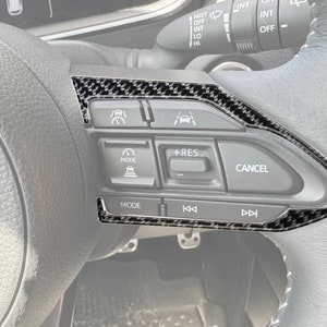 Tufskinz | Steering Wheel Button Accent Overlays - Fits 2023-2025 GR Corolla - 2 Piece Kit