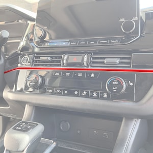 Tufskinz |  Climate Control Line Accent Trim - Fits 2022-2025 Nissan Pathfinder - 1 Piece Kit