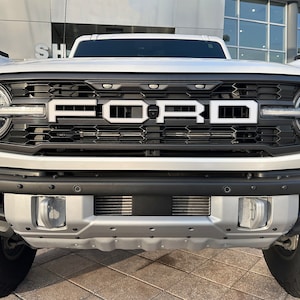 Tufskinz | Grille Letter Overlays - Fits 2021-2025 Bronco Raptor - 4 Piece Kit