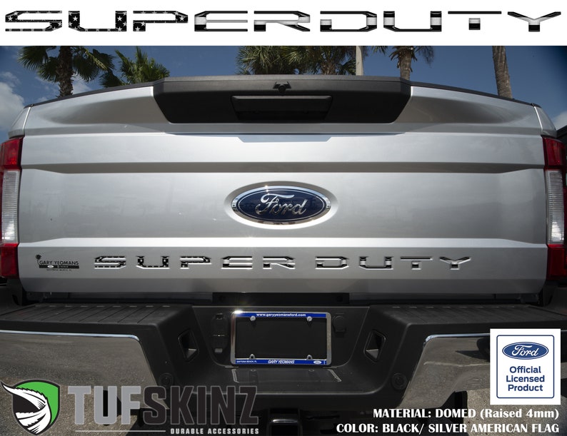Tufskinz | Tailgate Letter Inserts - Fits 2017-2019 Super Duty - 10 ...