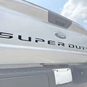 Tufskinz | Tailgate Letter Inserts - Fits 2023-2025 Super Duty XL/XLT/Lariat - 10 Piece Kit