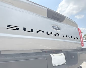 Tufskinz | Tailgate Letter Inserts - Fits 2023-2026 Super Duty XL/XLT/Lariat - 10 Piece Kit