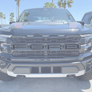 Insertos de letras para rejilla de Tufskinz: se adapta a F-150 Raptor 2024-2025: kit de 4 piezas