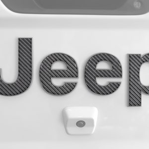 Tufskinz | "Jeep" Tailgate Letter Overlays - Compatible with 2019-2026 Gladiator - 4 Piece Kit
