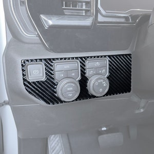 Revestimiento decorativo para el panel de interruptores del lado del conductor de Tufskinz: compatible con Silverado 2022-2025