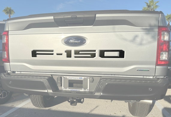 Tufskinz | Raised Domed Tailgate Letter Inserts - Fits 2021-2026 F-150 Tailgate - 5 Piece Kit