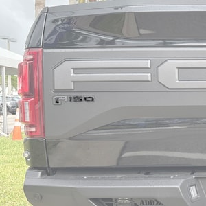 Tufskinz | F-150 Tailgate Applique Emblem Overlays - Fits 2017-2020 F-150 Raptor/King Ranch/Platinum/Limited - 4 Piece Kit