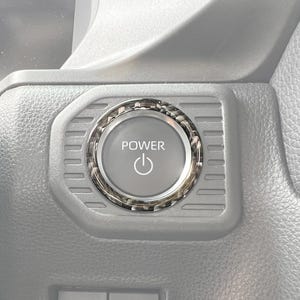 Tufskinz | Push-To-Start Button Accent Overlay - Fits 2024-2025 Land Cruiser - 1 Piece Kit
