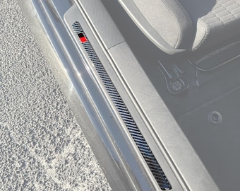 Insertos de umbral de puerta abovedados Tufskinz - Compatible con GR86 2021-2026 - Kit de 2 piezas