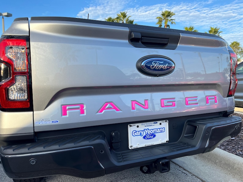 Tufskinz | Tailgate Letter Inserts - Fits 2024-2026 Ranger - 6 Piece ...