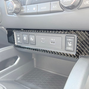Tufskinz | Dash-overlays midden onder - past op Nissan Frontier 2022-2025 - set van 1