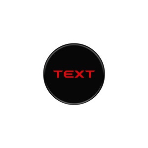 Tufskinz | (Custom Text) Badge for Drive Mode Selector Dial - Fits 2022-2025 Tundra & 2023-2025 Toyota Sequoia - 1 Piece Kit