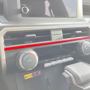Revestimiento decorativo Tufskinz para control de climatización - Compatible con Tacoma 2024-2025 y 4Runner 2025-2026 - Kit de 1 pieza