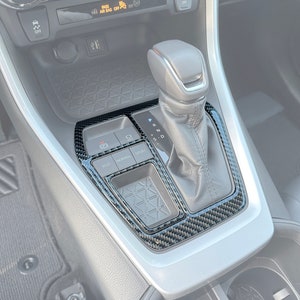 TufSkinz | Center Console Overlays - Compatible with 2019-2025 Rav4 - 2 Piece Kit