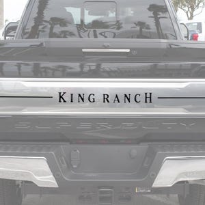 Tufskinz | Tailgate Inserts w/ Line - Fits 2017-2019 Super Duty King Ranch - 11 Piece Kit