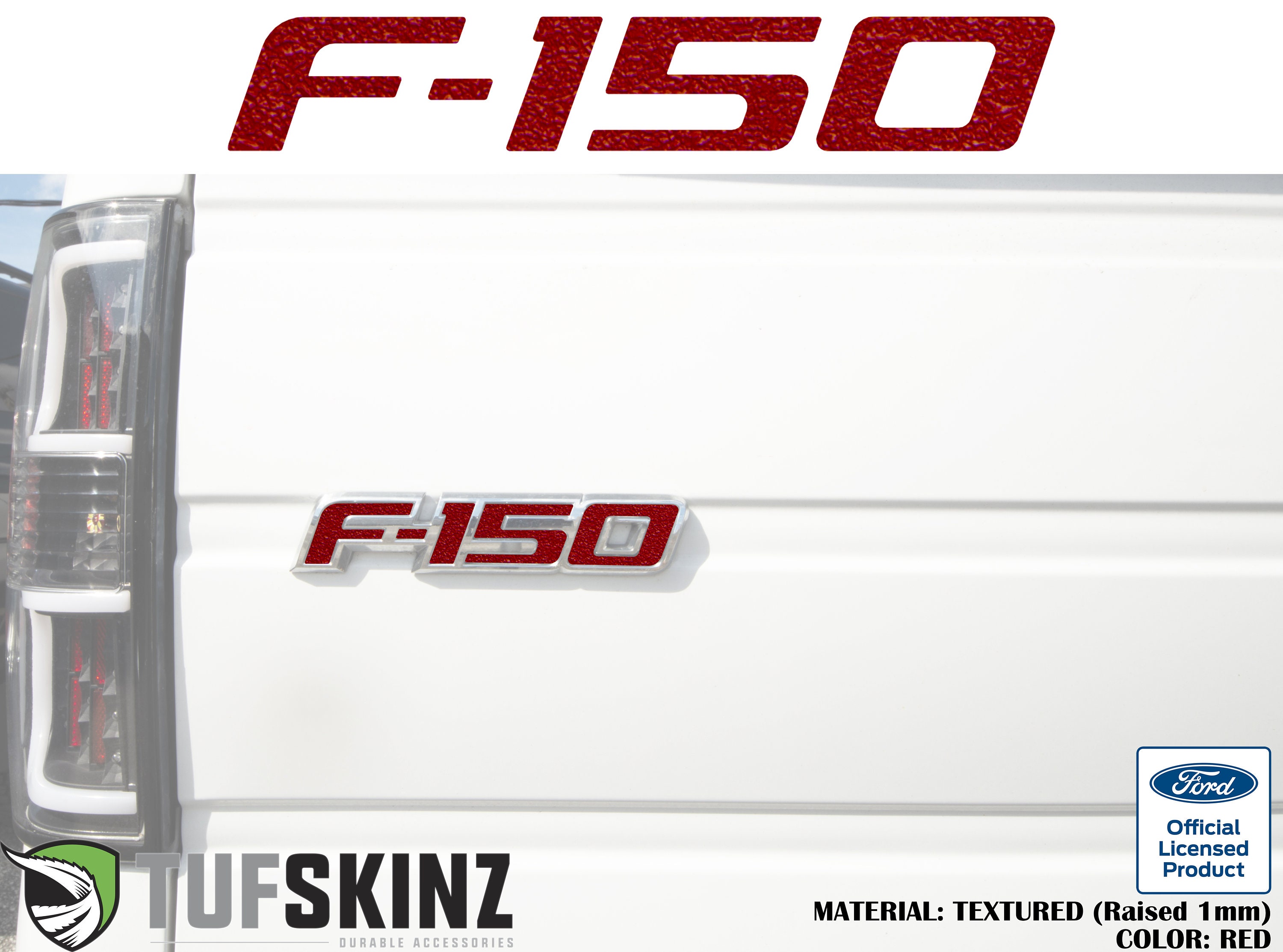 2pcs OEM F150 STX Emblems Fender Badges 3D for F-150 STX Black Genuine New