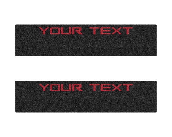 Tufskinz | Custom Text Door Sill Protection - Fits 2014-2027