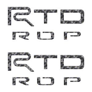 Tufskinz | Inner Door Letter Inserts - Fits 2024-2025 Tacoma TRD Pro - 12 Piece Kit