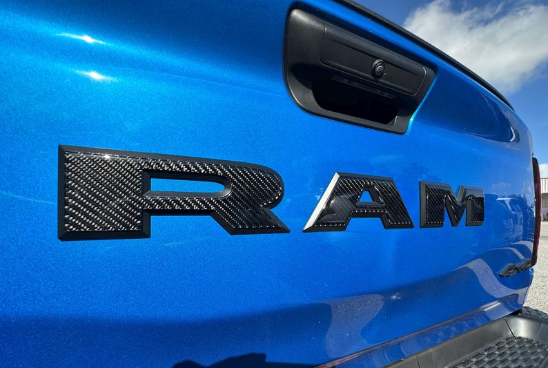 Tufskinz | Tailgate Letter Overlays - Fits 2025-2026 RAM 2500/3500 - 3 ...