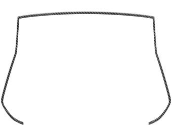 Tufskinz | Center Dash Line Accent Overlay - Fits 2025-2026 RAM 1500/2500/3500 - 1 Piece Kit