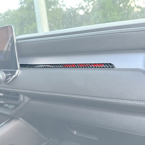 Tufskinz | Custom Text Passenger Side Dash Line Accent Trim Fits 2023-2025 Chevrolet Colorado & GMC Canyon