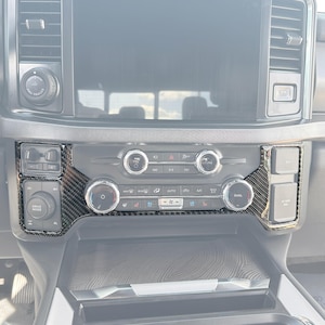 Tufskinz | Climate Control Accent Trim Fits 2023-2026 Ford Super Duty - 1 Piece Kit