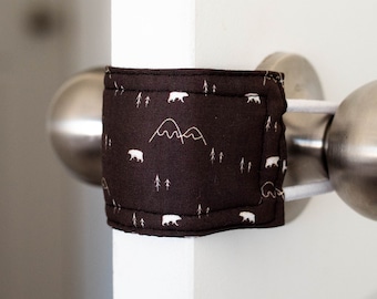 Original Latchy Catchy Door Silencer - Swiss Forest - Latch Cover - Door Jammer - Baby Safety - Baby Sleep Aid - No Slam - Sleep Aid