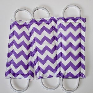 Original Latchy Catchy Door Silencer *10 PACK* - Purple Chevron - Latch Cover - Door Jammer - Baby Safety - Baby Sleep Aid - No Slam