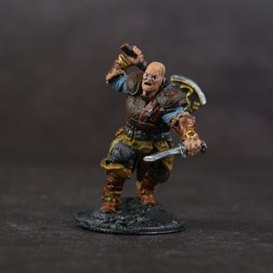 DnD Goliath Fighter | Dungeons and Dragons Miniature | Human | Barbarian | Warrior | Hero| Mini | TTRPG