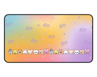 Stray Kids K-Pop Character-Inspired Watercolor Desk Mat SKZ