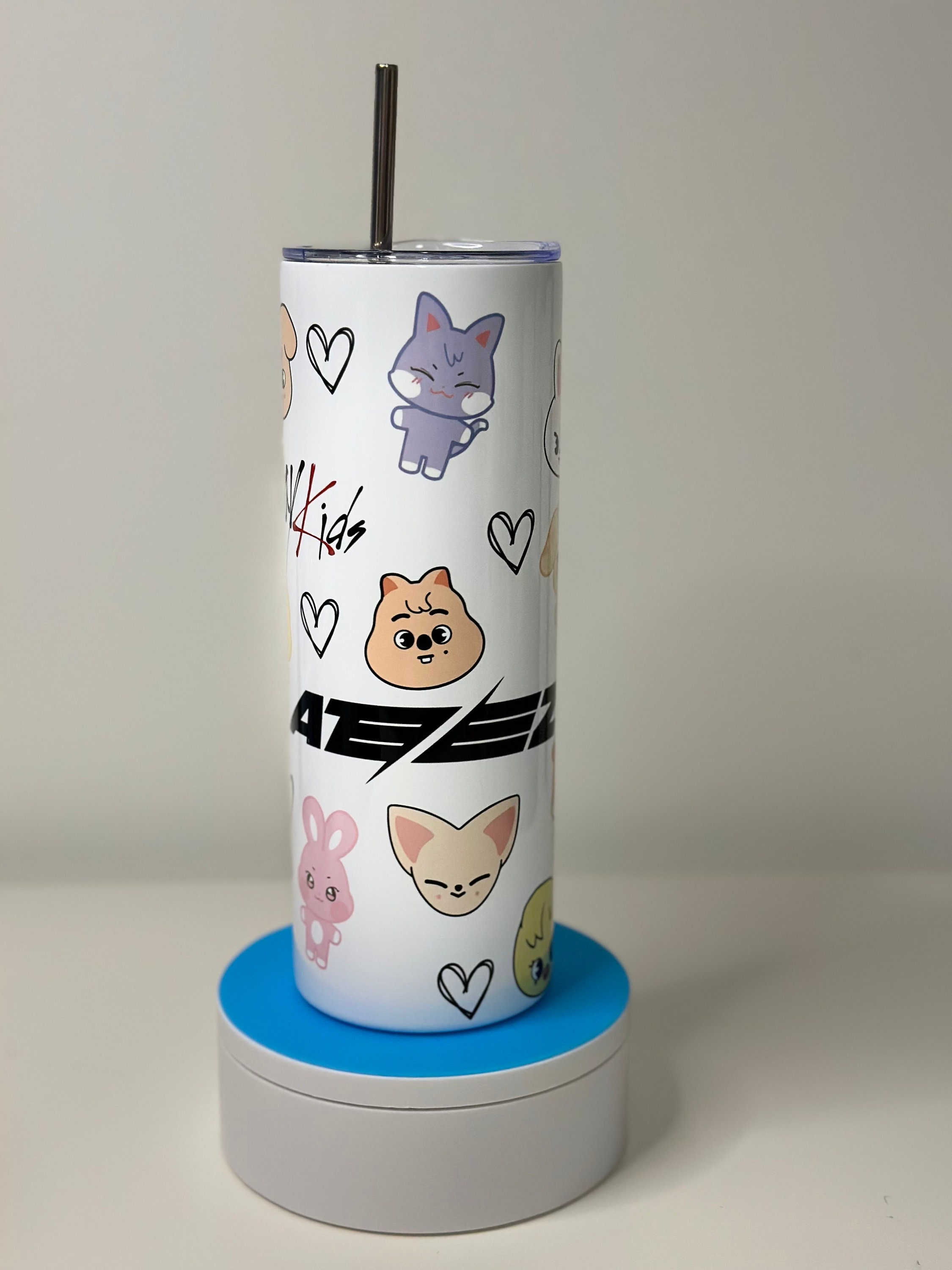 20oz/30oz Staytiny Ateez Aniteez/ Stray Kids Skzoo Tumbler Skinny