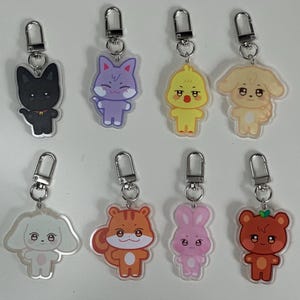 Ateez Aniteez acryl sleutelhanger/cadeau/rugzakaccessoire/bedel
