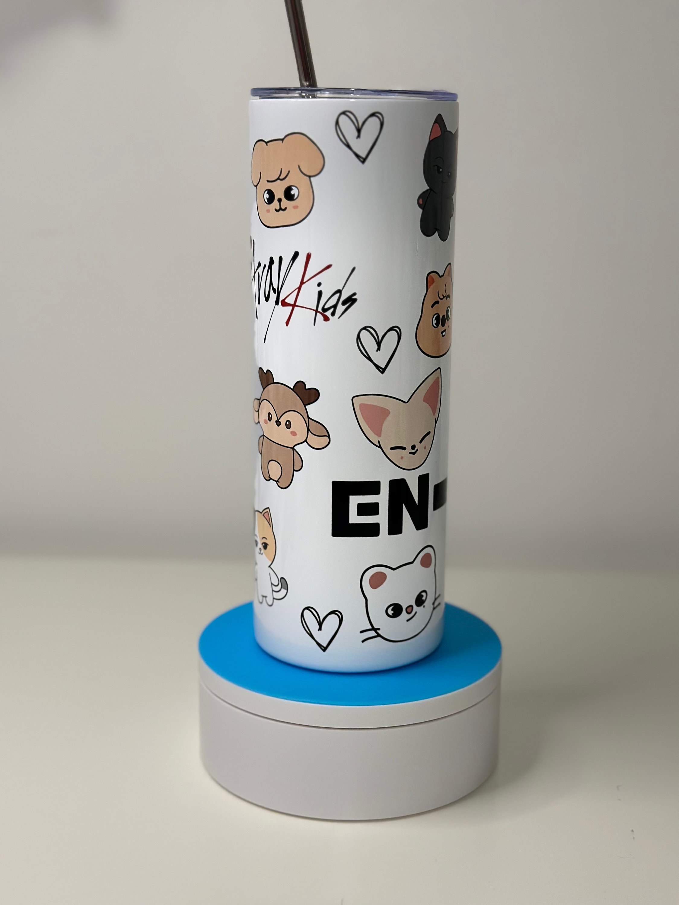 20oz/ 30oz Enhypen/ Stray Kids Skzoo Tumbler Skinny Tumbler