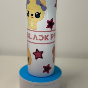20oz/30oz BlackPink Tumbler Skinny Tumbler/blink, Stainless Steel, Metal Straw,Unique Gifts, Gift, K-pop, girl group