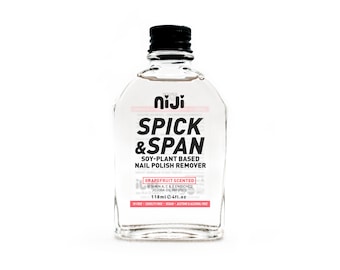 Spick and Span | Non-Acetone, Alcohol-Free | Grapefruit Scented, Odor Free | Best For Natural Fingernail | Vitamins A, C, and E