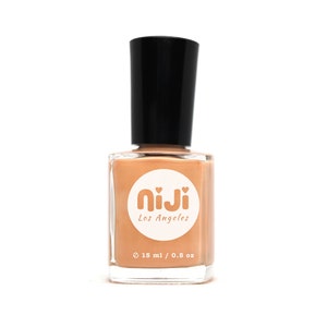 Honey Beige Brown Nail Polish: High Gloss, 10-Free Vegan Lacquer