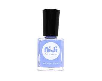 Esmalte de uñas Deja Blue: Crema Periwinkle, laca vegana 10-Free