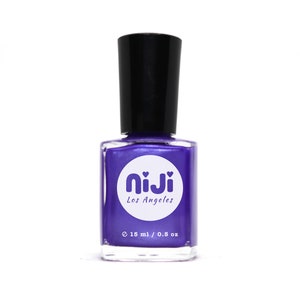 Murasaki Sakura Nail Polish: Shimmery Indigo Purple, 10-Free Vegan Lacquer