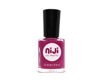 Esmalte de uñas rosa frambuesa: laca vegana 10-Free