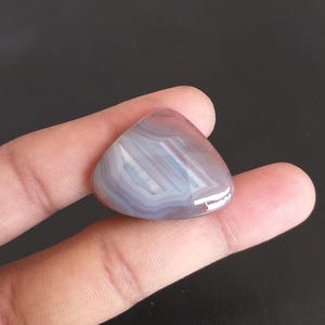 Natural Botswana Agate Stone Cabochon, Fancy Shape Gemstone, 32.5 Carat, Botswana Agate Jewelry, Botswana Agate For Pendant, 33x26x5 MM