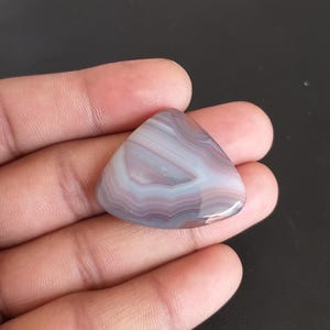 Natural Botswana Agate Stone Cabochon, Fancy Shape Gemstone, 40 Carat, Botswana Agate Jewelry, Botswana Agate For Pendant, 34x28x6 MM