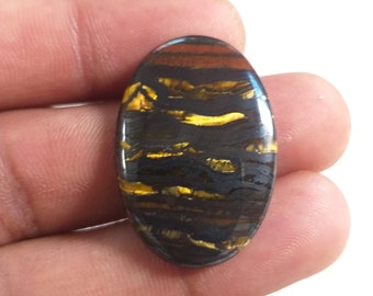 Marvellous Top Grade Quality 100/% Natural Iron Tiger Eye Oval Shape Cabochon Loose Gemstone Pair For Making Earrings 48 Ct 33X15X4 mm F-2979