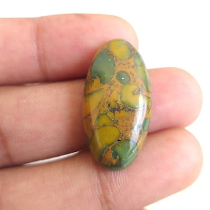 29x15x6 MM Beautiful Fruit Jasper Stone Cabochon Gemstone Oval Shape Fruit Jasper Jewelry Cabochon Stone Fruit Jasper Cabochon For Pendant