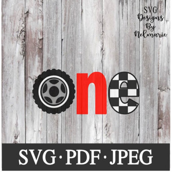 Racing One SVG. Racing 1st Birthday Cut File. Instant Download file. jpeg. Race car pdf. Cutting file. SVG file. First Birthday Cars. Racing