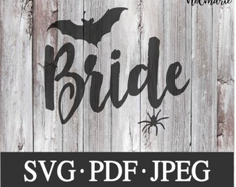 Download Halloween Bride Svg Etsy
