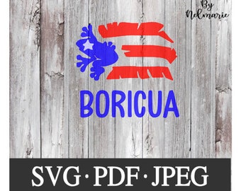 Puerto Rico Svg Etsy