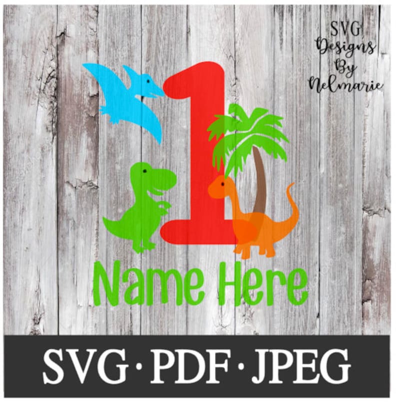 Download Dinosaur 1st SVG/ Dinosaur One SVG/ Cut File/ Instant ...