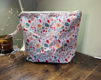 Autumnal Knitting Project Bag (Large)